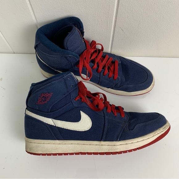 Nike Air Jordan Retro 1 Olympic USA 342132-461 Midnight...